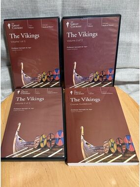 Great Courses The Vikings 18 CD w/36 lectures & Guidebook used good condition
